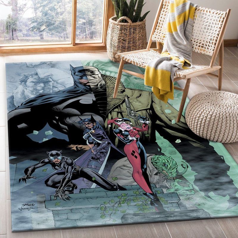 Batman The Animation Carpet Area Rug