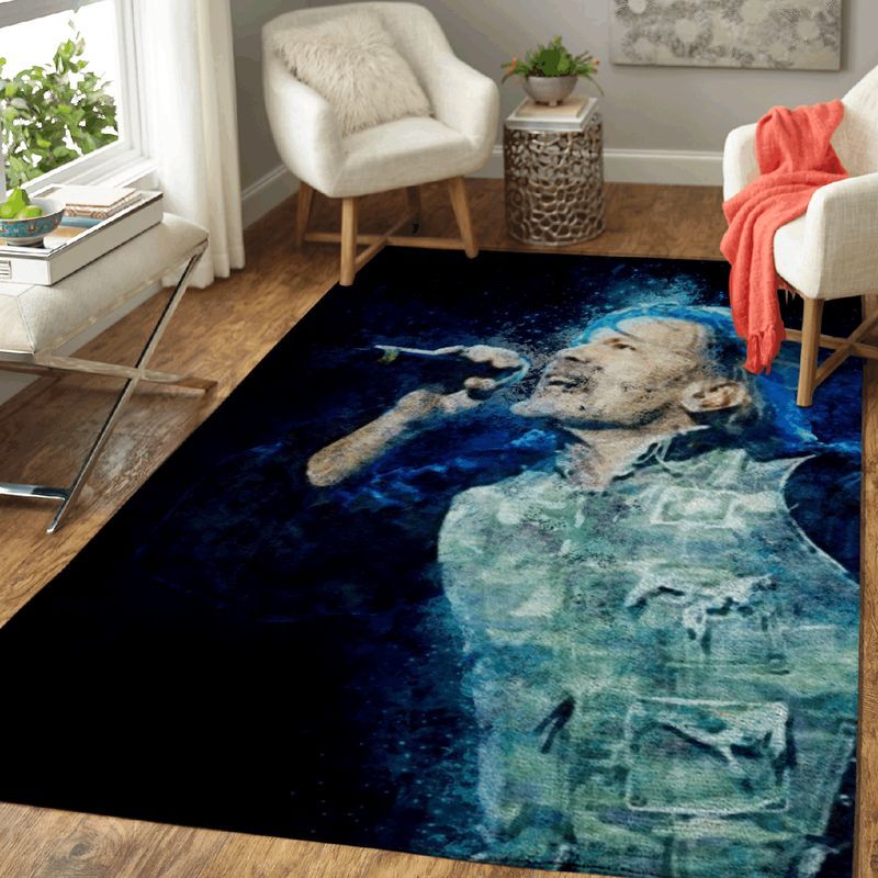 Bruce Dickinson Iron Maiden Band Hallo Pop Art Carpet Area Rug