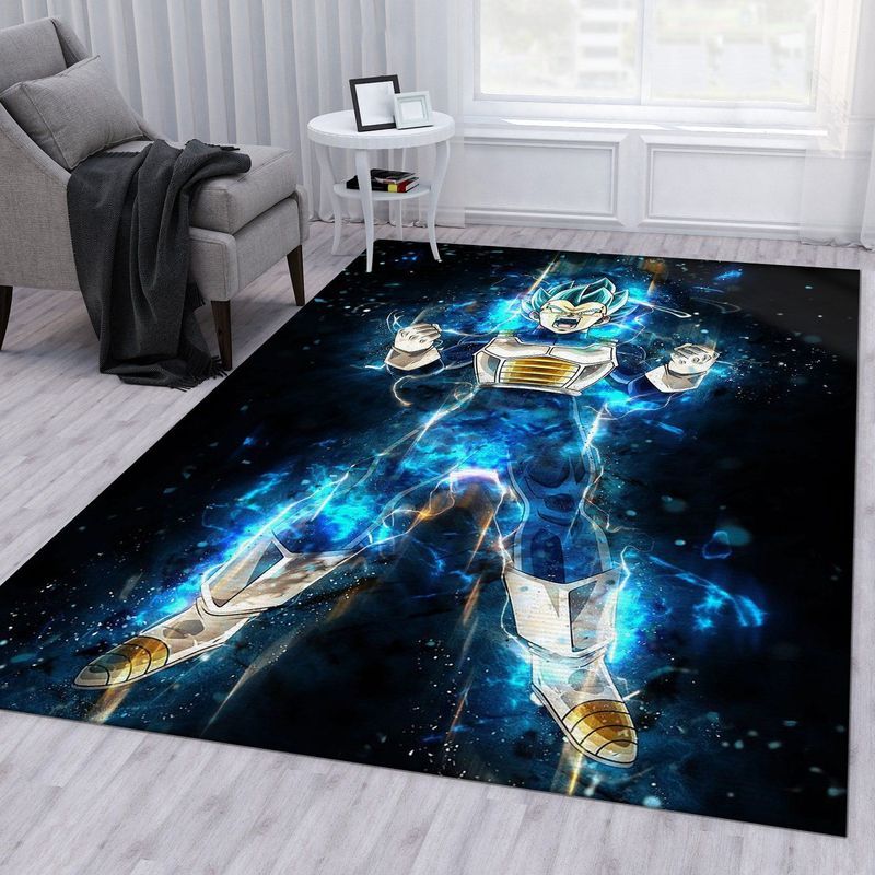 Anime Vegeta Ultra Instinc Carpet Area Rug