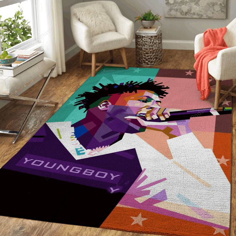 Youngboy Nba Music Art Carpet Area Rug