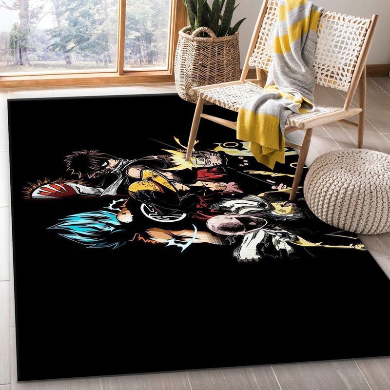Anime Heroes III Carpet Area Rug