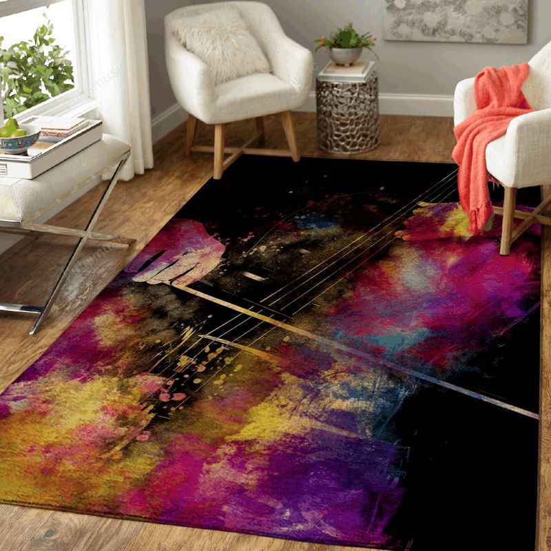 Violoncello Art Music Art Carpet Area Rug