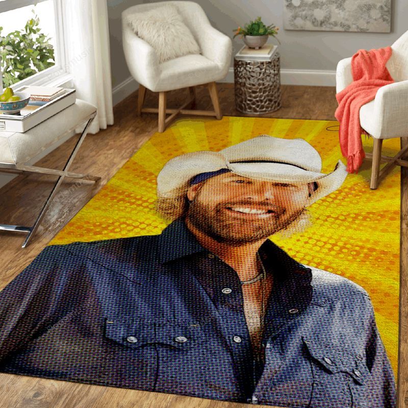 Toby Keith Country Music Popart Carpet Area Rug