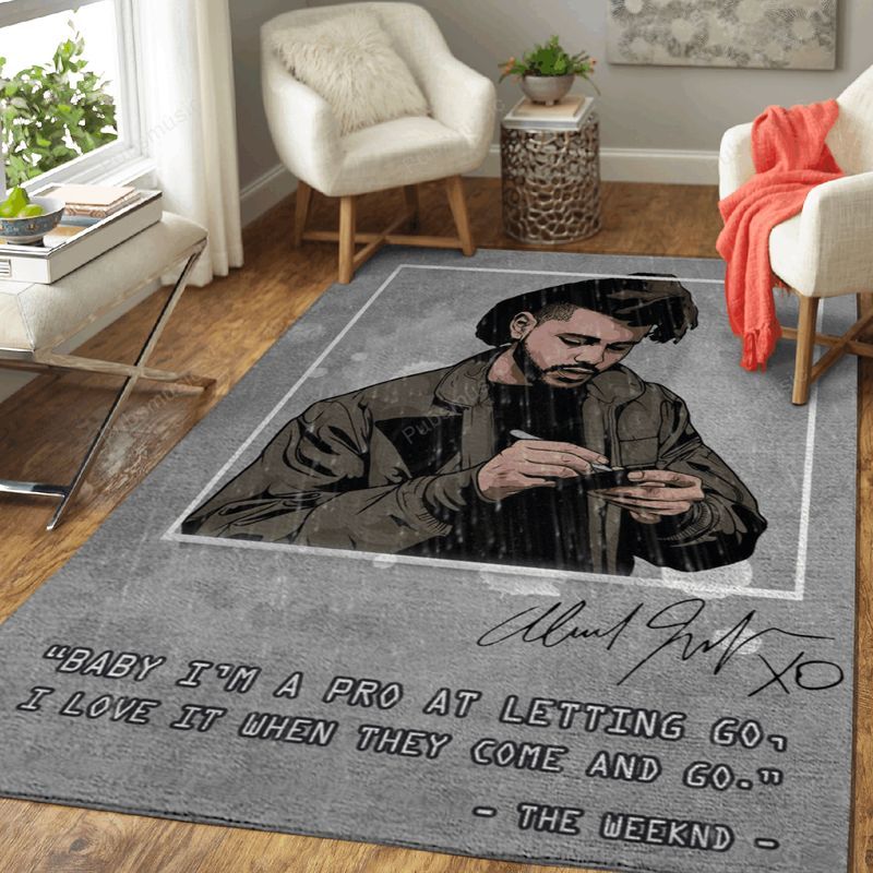 The Weeknd Artwork Pop Music Collection Art Carpet Area Rug
