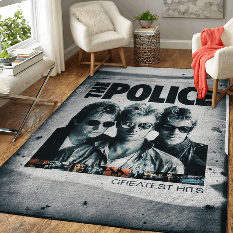 The Police Music Vintage Artwork Art Carpet Area Rug