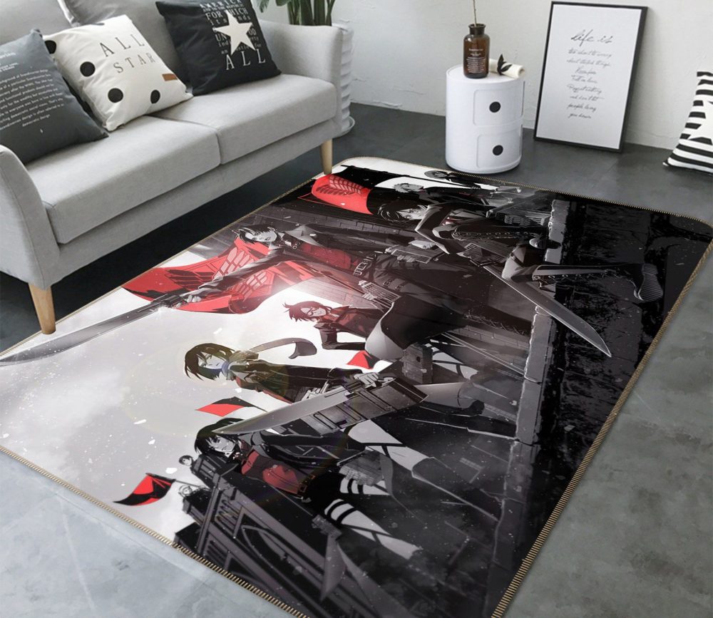 Attack On Titan Anime 25 Carpet Area Rug