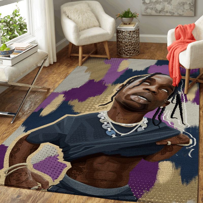 Travis Scott Music Art Carpet Area Rug
