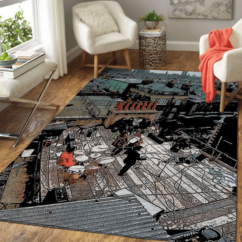 Beatles Band Music The Legend Art Carpet Area Rug 2
