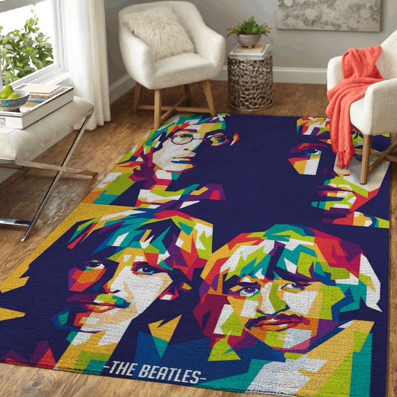 Beatles Band English Rock Band The Legend Carpet Area Rug