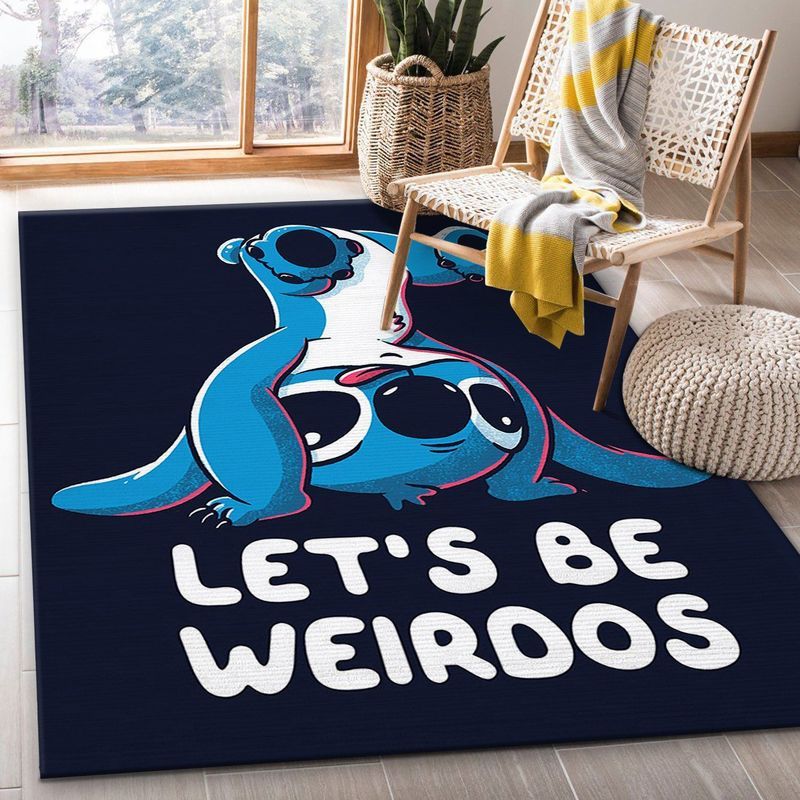 Stitch Lets Be Weirdos Carpet Area Rug