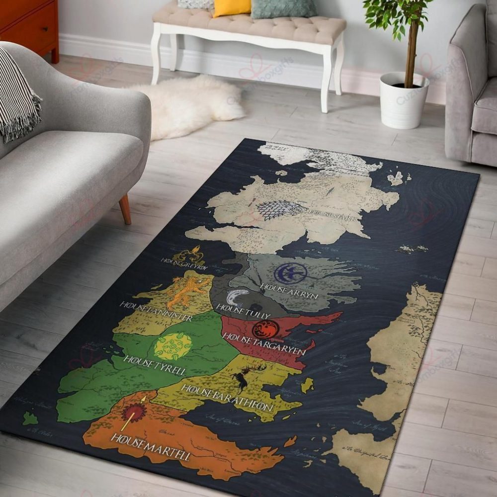 Westeros Map Carpet Area Rug