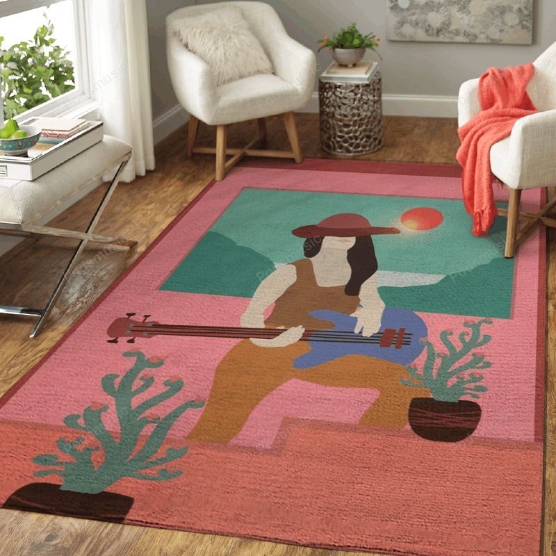 Women In Music 7 Women In Music Art Carpet Area Rug