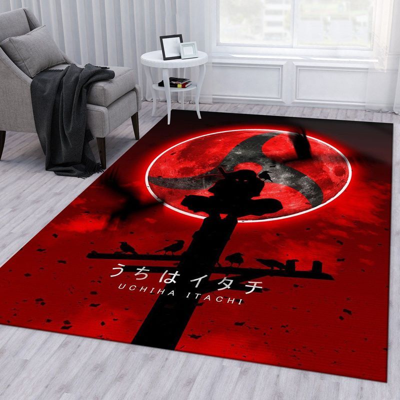 Uchiha Itachi Naruto Anime 2 Carpet Area Rug