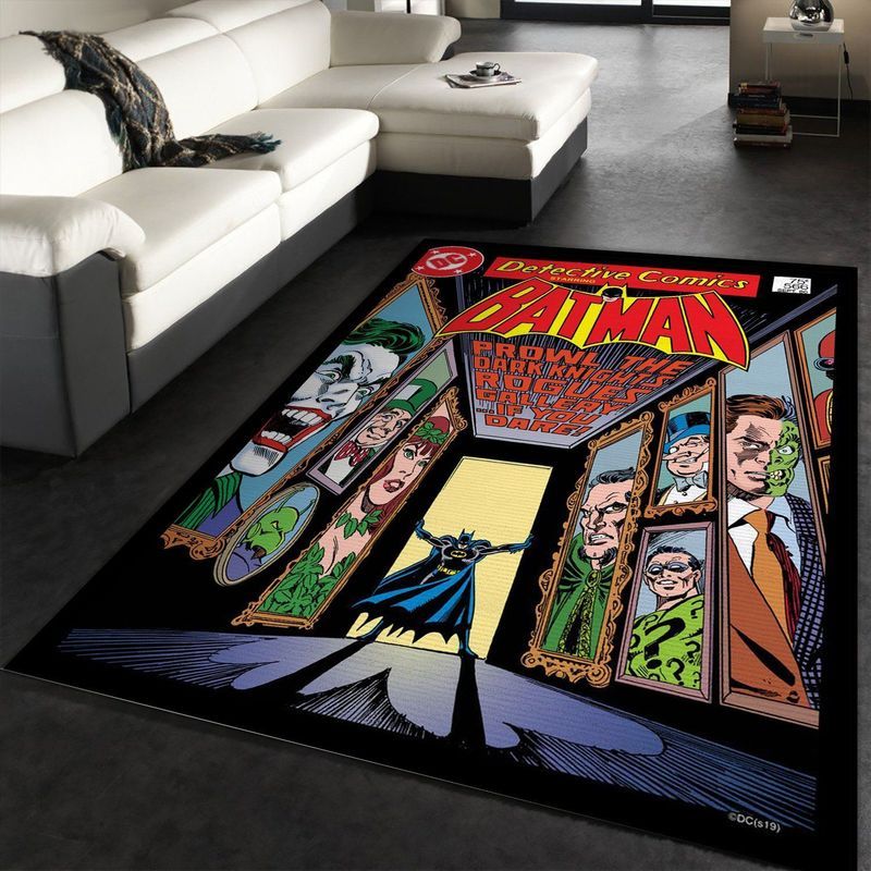 Batman Dark Knight Rogue Gallery Carpet Area Rug