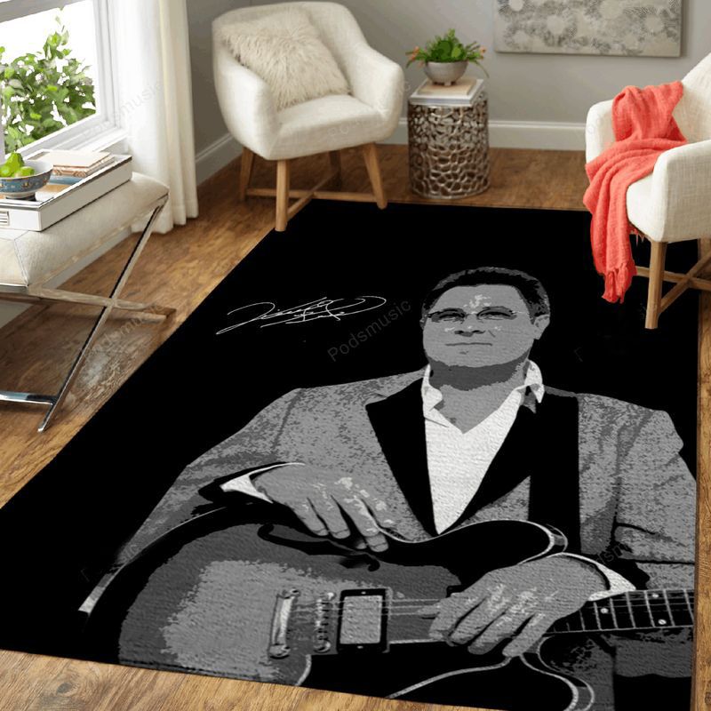 Vince Gill Coutry Music Art Carpet Area Rug
