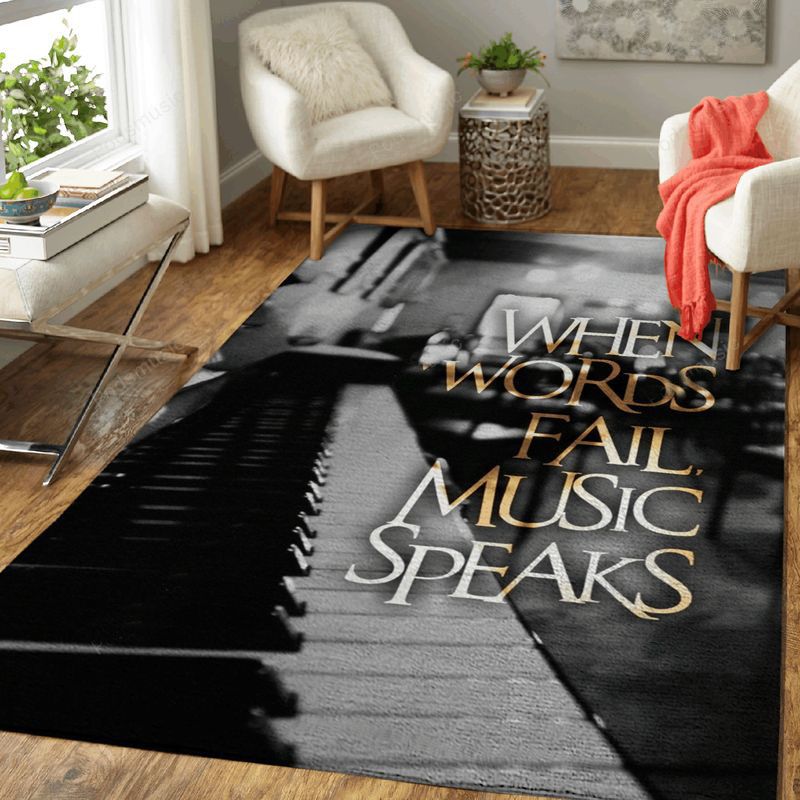When Words Fail Photography Art Carpet Area Rug