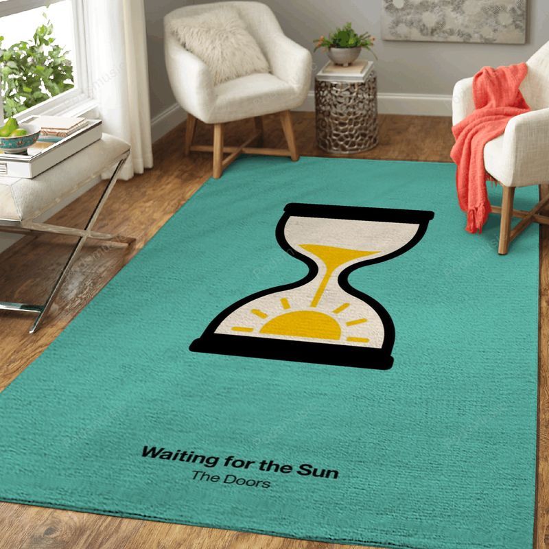 Waiting For The Sun Music Art Carpet Area Rug