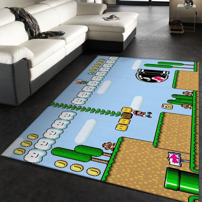 Super Mario 70 Carpet Area Rug