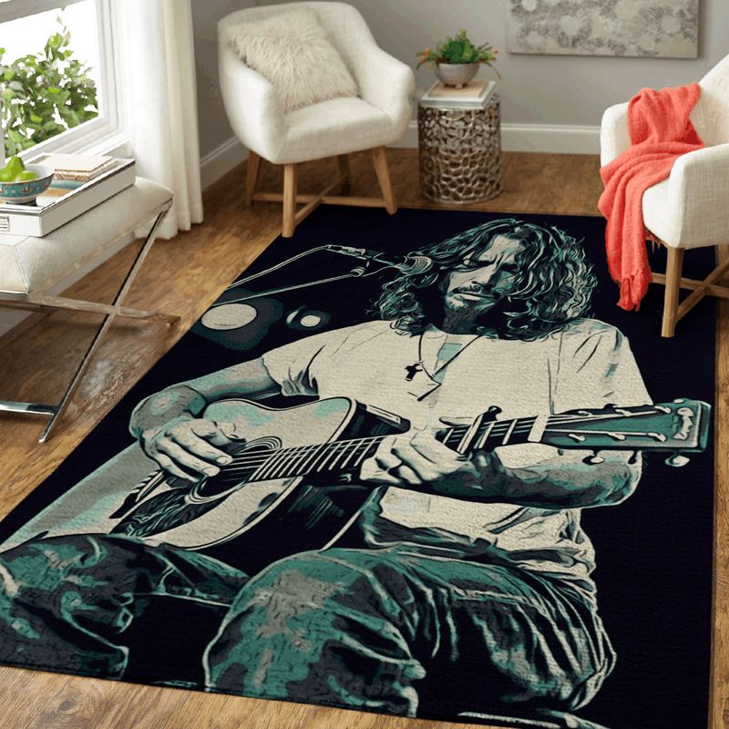 Chris Cornell Singer 2 Carpet Area Rug