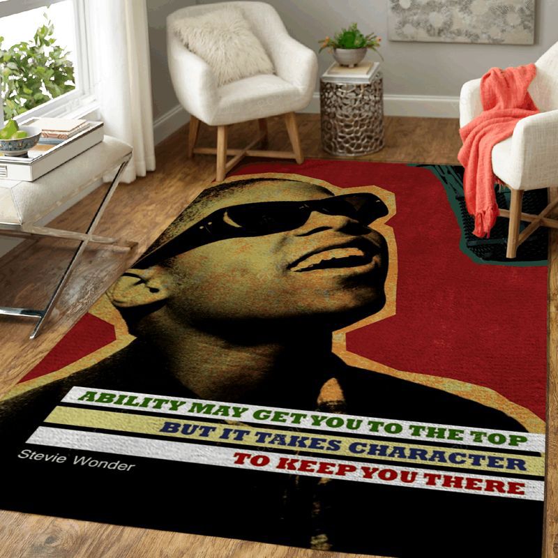 Stevie Wonder 3 Carpet Area Rug