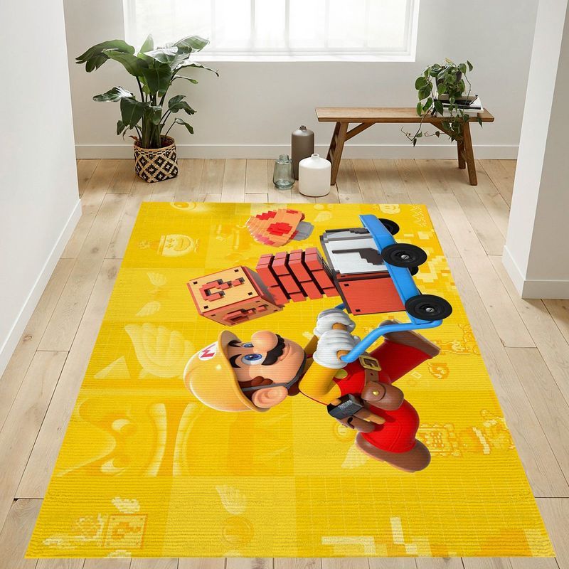 Super Mario 65 Carpet Area Rug