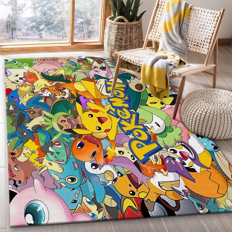 All Pokemon Carpet Area Rug
