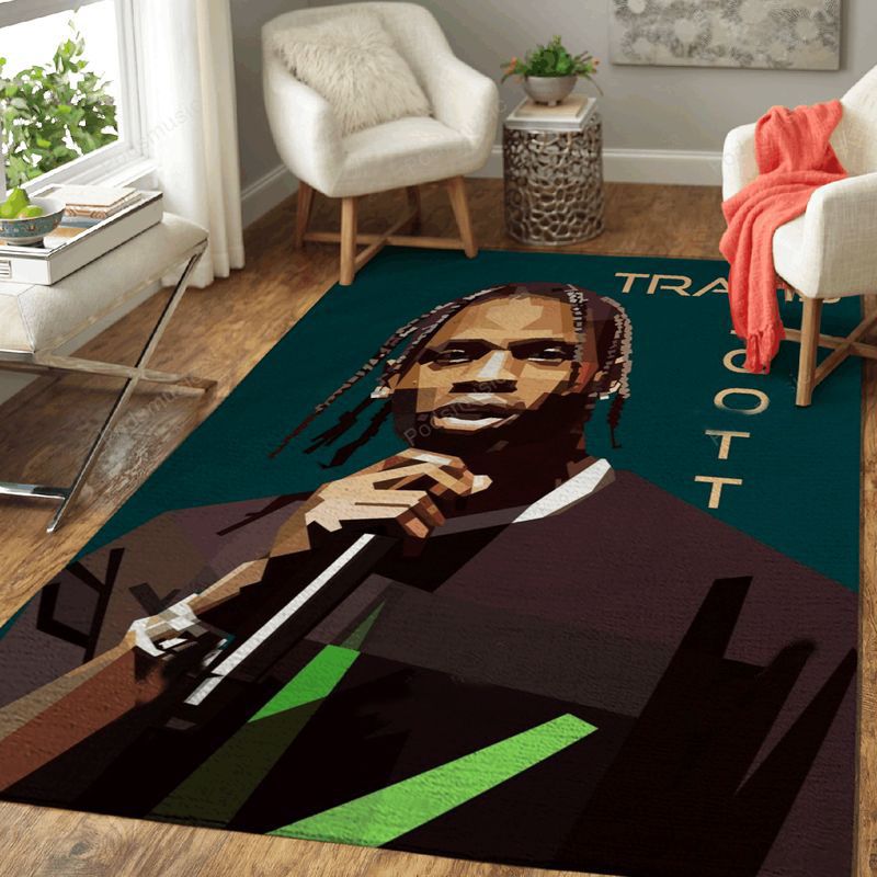 Travis Scott Music Art Carpet Area Rug 2