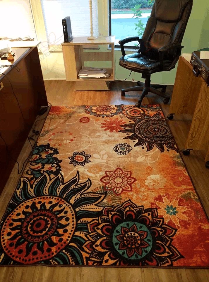 Boho Sun Carpet Area Rug