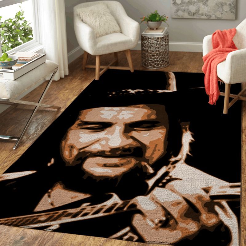 Waylon Jennings Are You Sure Hank Done It This Way Art Carpet Area Rug