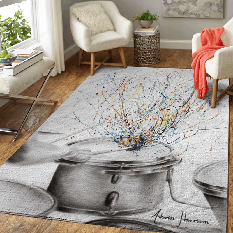 The Drum Solo Music Art Carpet Area Rug