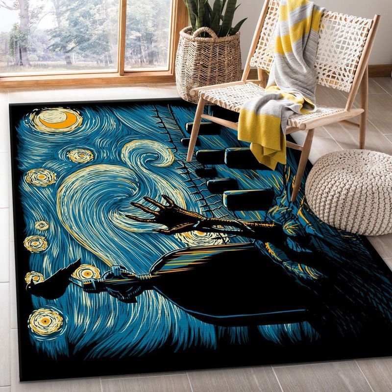 Starry Halloween Carpet Area Rug