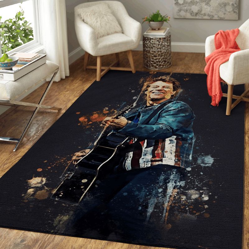 Bon Jovi Music Band Jon Bon Jovi Art Carpet Area Rug