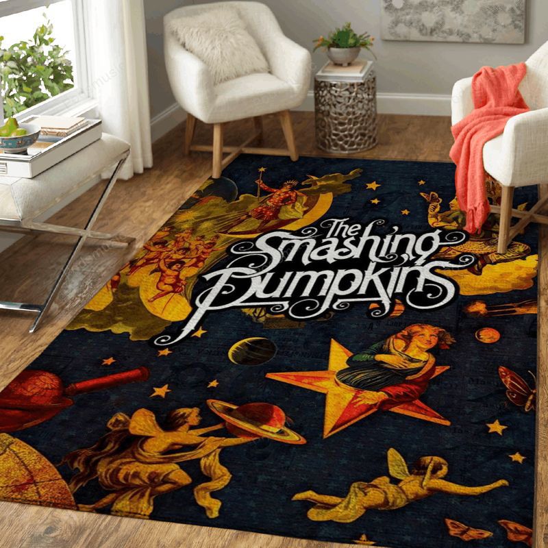 The Smashing Pumpkins Music Art Carpet Area Rug