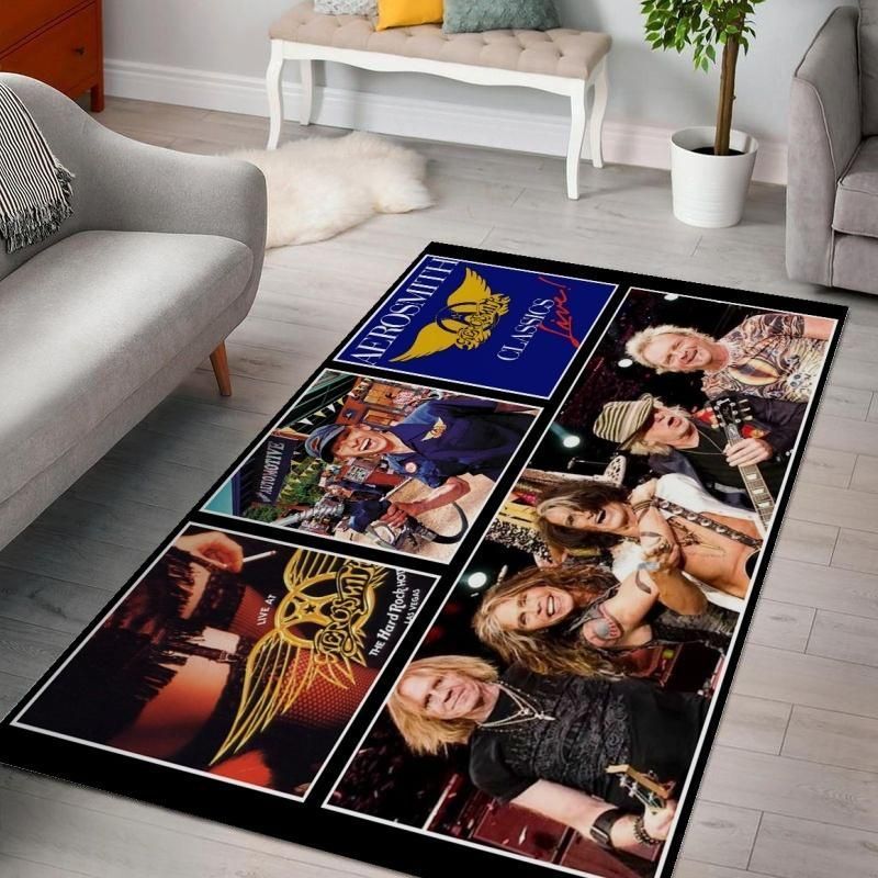 Aerosmith Live Albums II Carpet Area Rug