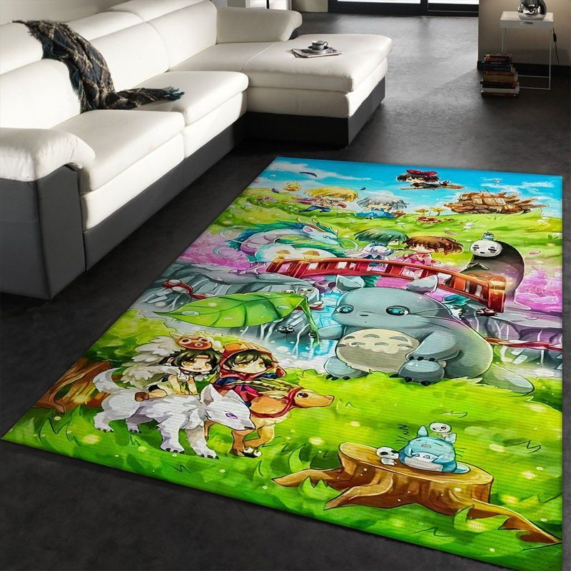 Totoro Ghibli Studio Carpet Area Rug