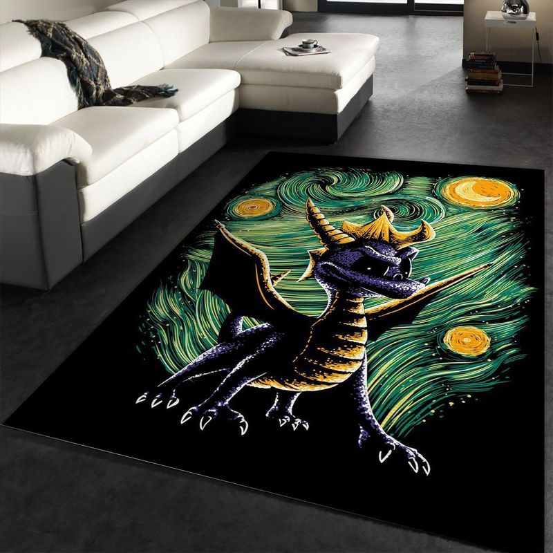 Starry Dragon Carpet Area Rug 3