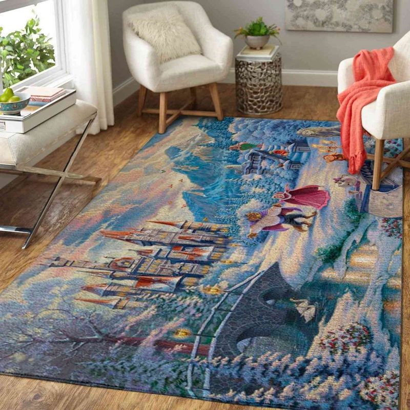 Beauty And The Beast Disney 3 Carpet Area Rug