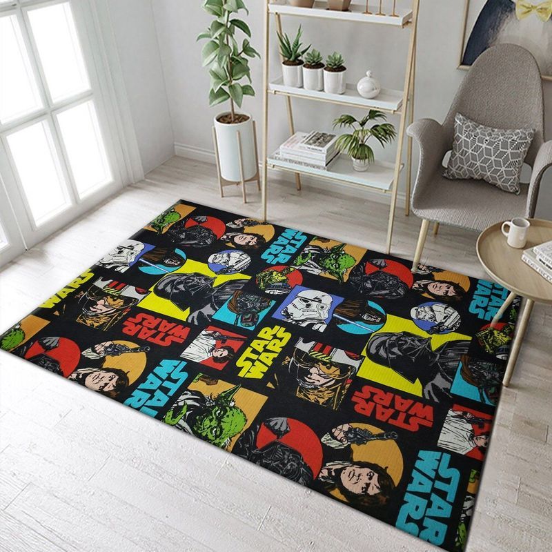Star Wars Superhero Movies Carpet Area Rug 2