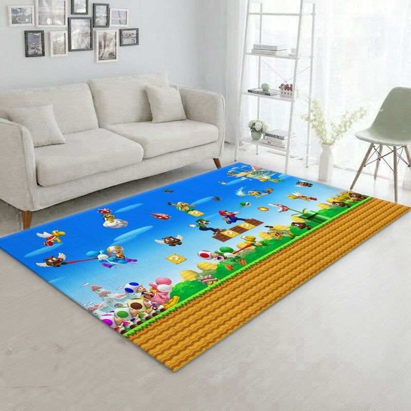 Super Mario 9 Carpet Area Rug