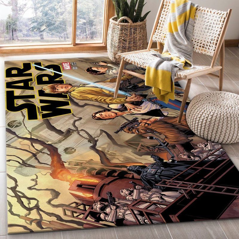 Star Wars Marvel Comic Carpet Area Rug