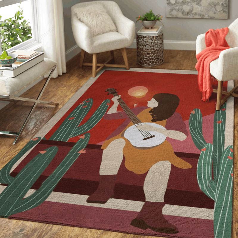 Women In Music 8 Women In Music Art Carpet Area Rug