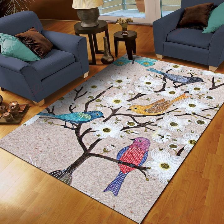 Birds Carpet Area Rug