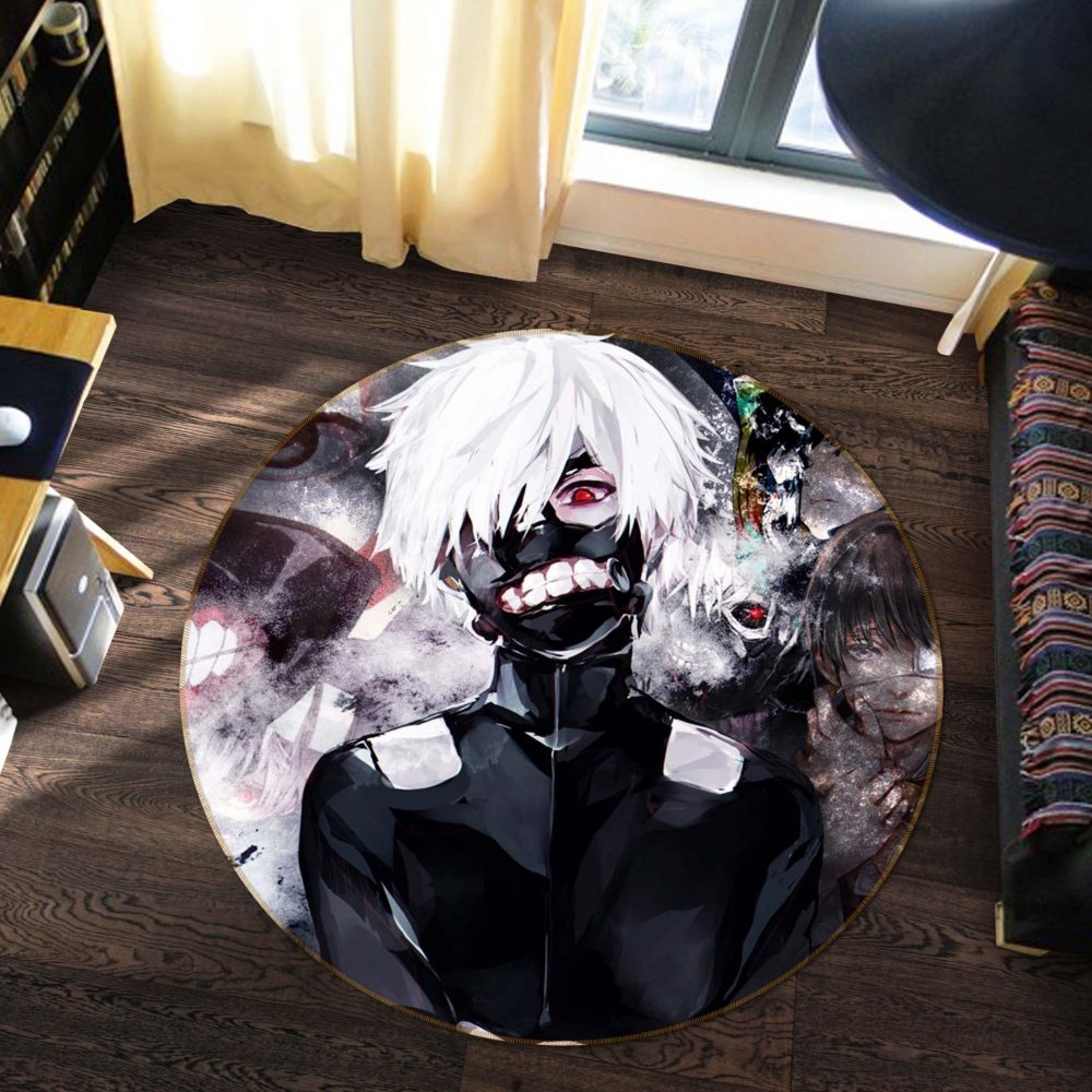 Tokyo Ghoul Anime 6 Round Carpet Area Rug