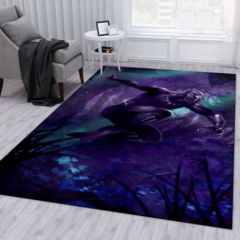 Black Panther Marvel 12 Carpet Area Rug