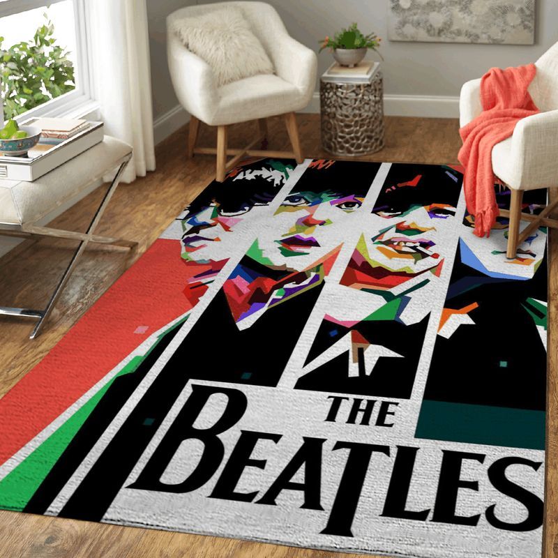 Beatles Band English Rock Band 1960 Art Carpet Area Rug