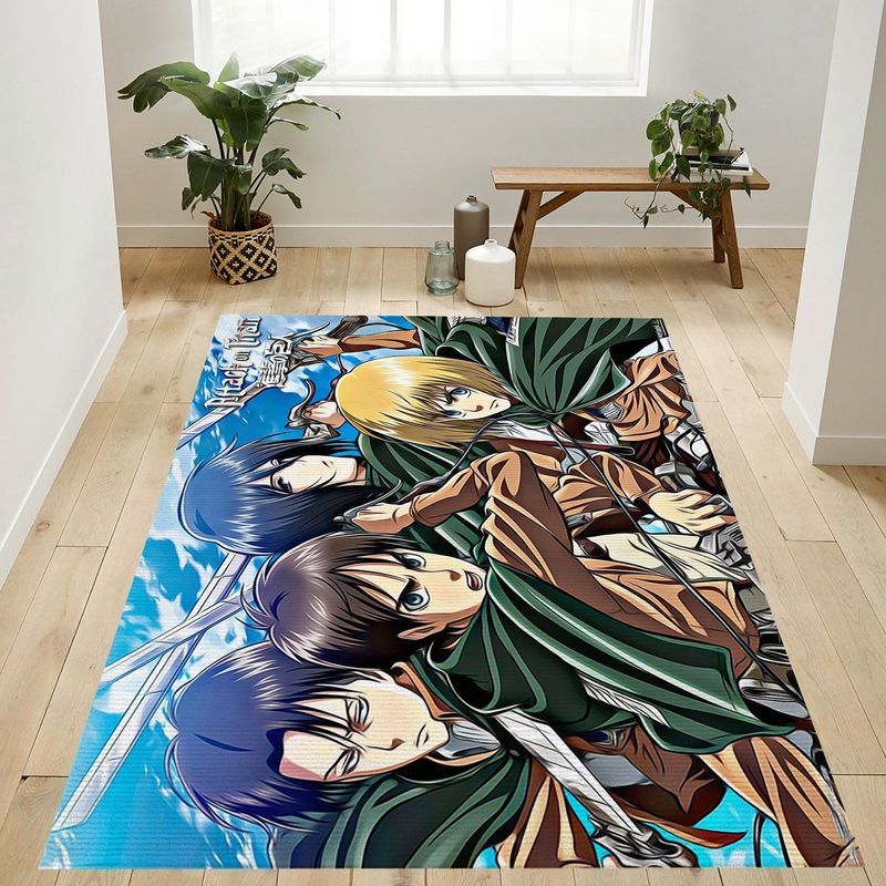 Attack On Titan Swords Carpet Area Rug