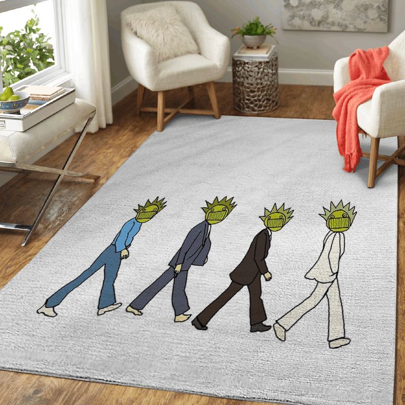 Boognish x Beatles On Abey Road For Beatles Fans Carpet Area Rug