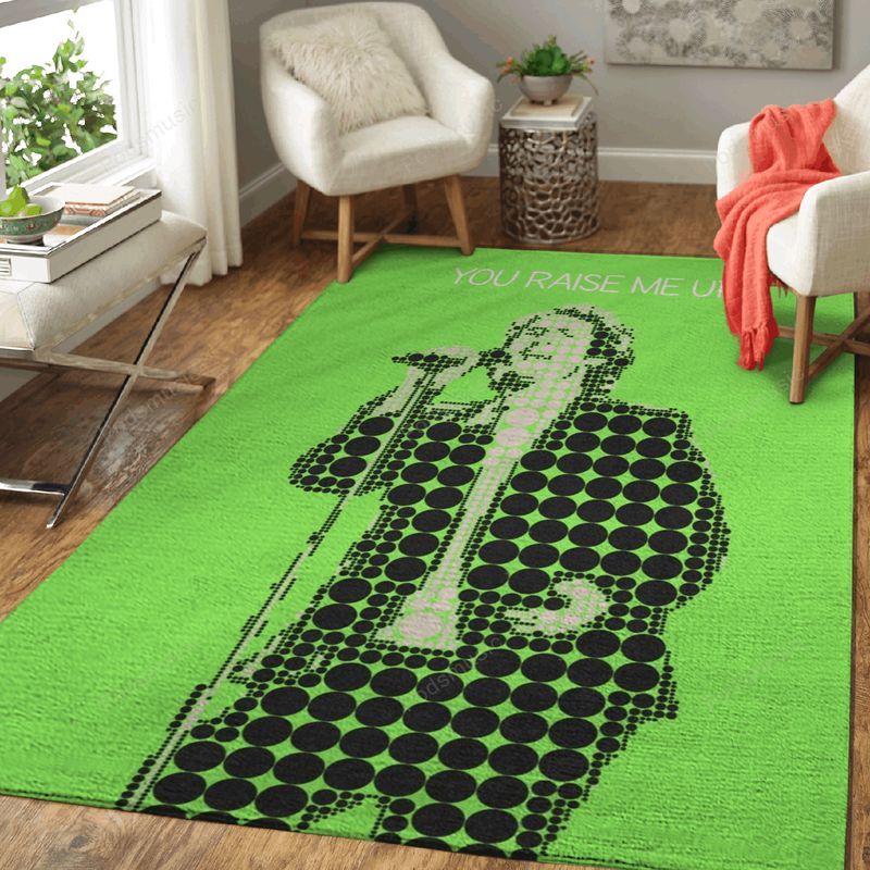 You Raise Me Up Artwork Music Minimalist Art Carpet Area Rug