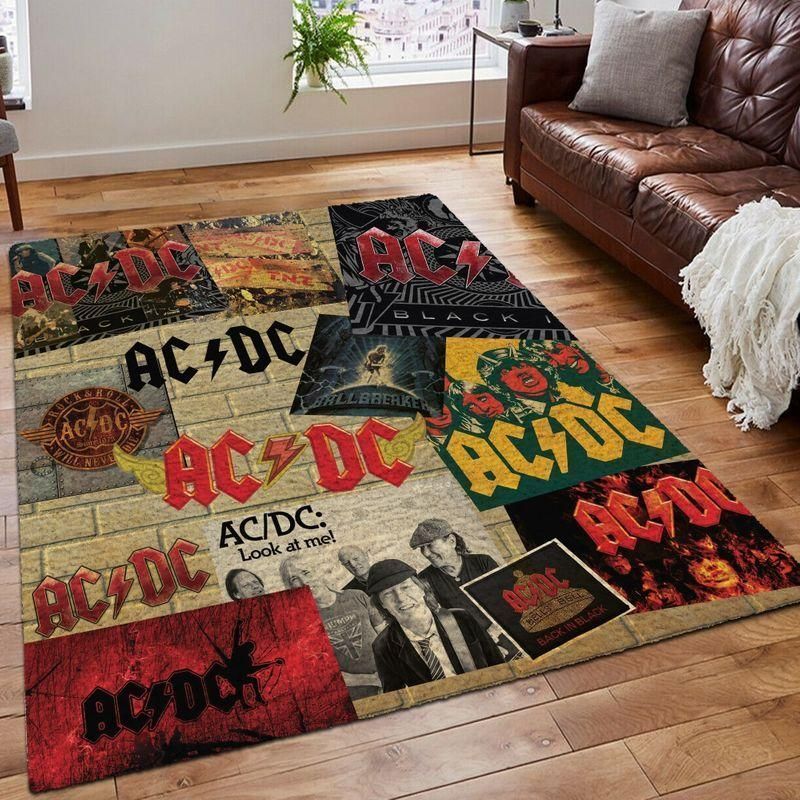 Ac Dc Love This Band Carpet Area Rug