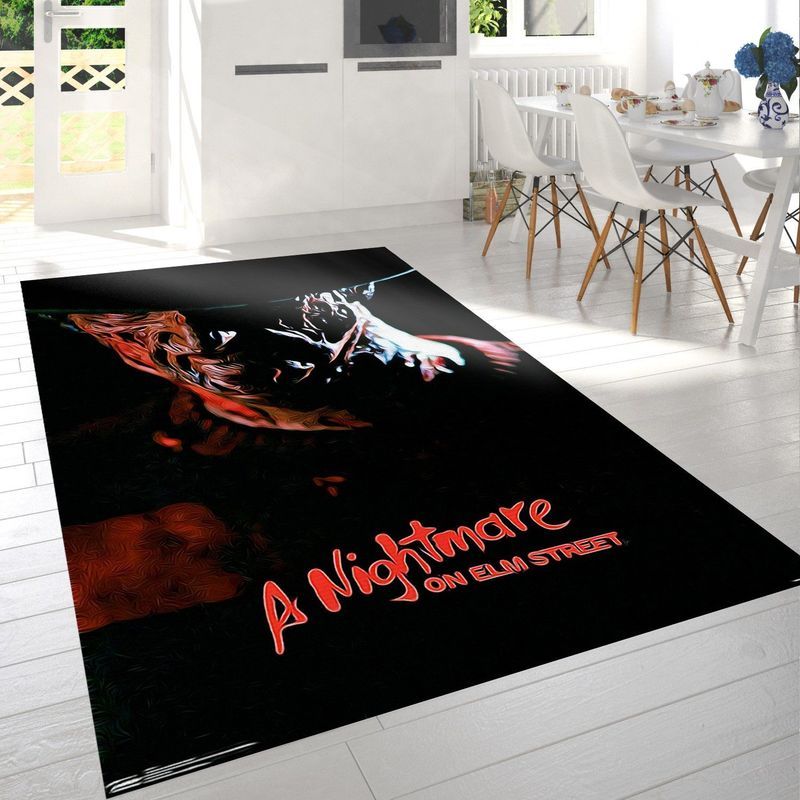 A Nightmare On Elm Street Freddy Carpet Area Rug
